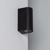Efectoled - Wandleuchte Aussen Doppelseitige Beleuchtung Gala Schwarz Schwarz