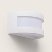 LEDKIA Wandleuchte Gips Weiß – E27 – 3 Jahre Garantie – Elegantes Design für Wohnzimmer und Eingangsbereich