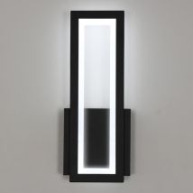 Wandleuchte Led Innen, 16w Wandlampe Innen Acryl Led, Schwarz 6500k Für Schlafzimmer Korridor Wohnzimmer Treppe