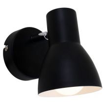 Deckenleuchte Spotleuchte Retro schwenkbar E14 25 w schwarz Metall Briloner