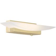 Wandleuchte Wandlampe led Dimmbar Flurleuchte Schlafzimmerlampe Messing b 30 cm