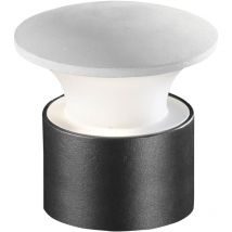 Novolux - Wandleuchte Gartenleuchte Push Ip65 Led Smd Ac 8.70w 830lm Cri80 4000k 140mm Anthrazit Stein Leccese