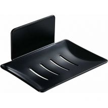 BSR - Seifenschale zur Wandmontage, selbstklebender Duschseifenhalter, Seifenkiste aus Metall, Regal ohne Bohren für Badezimmer, Schwammhalter für