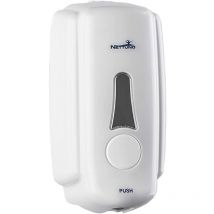 Wandmontierter 'T-Small'-Seifenspender im Beutel für Mousse-Seifen - Weiß