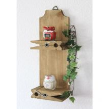 Wandregal 14B460 Setzkasten Wäscheklammer 39 cm Wandkonsole Küchenregal Konsole