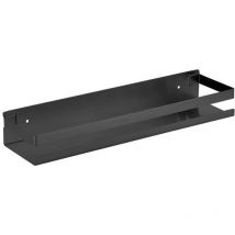 Jalleria - Wandregal 40 Cm, Modernes Badezimmer-duschregal, Sus304-edelstahl, Mattschwarz,