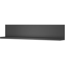 Wandregal Design 150cm Anthrazitfarben. Kollektion bergamo.