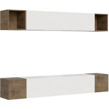 Zusammensetzung der Wohnzimmerwand H38 L.254 T.39,2