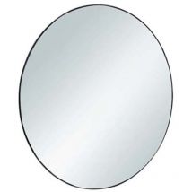 Wandspiegel mila mit schwarzem Rahmen - Metallspiegel Ø50cm
