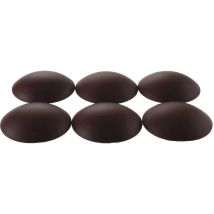 Vasalat Wandtürstopper Set - Türpuffer 60mm, Höhe 15mm - Türstopper Selbstklebend Ideal Zum Schutz Von Wand & Tür, Braun - 6 Stück