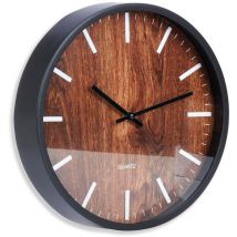 Wanduhr, Zifferblatt in Holz-Optik, Ø 25 cm