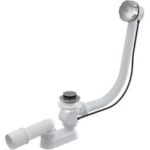 Alcaplast - Alcadrain A55K Badewanne Ab- und Überlaufgarnitur Automat komplett Mettal