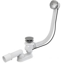 Alcadrain Ablaufgarnituren - Badewannenab- und -überlaufgarnitur, Länge 1200 mm, Chrom A55KM-120