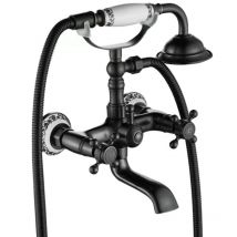 Wannenarmatur Rea Rustico Old Black