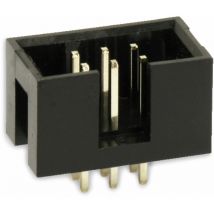 Wannenstecker, gerade, 6-polig – 2x 3-polig – RM 2,54 mm