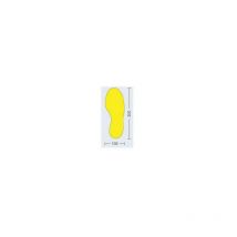 Kaiserkraft - Beaverswood Floor Signal Marker Feet 300 x 100mm 5XR, 5XL Yellow - Yellow