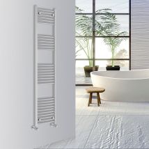 Warmehaus - Curved Bathroom Heated Towel Rail 1800x500mm Chrome