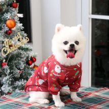 Warmer Weihnachtshundepullover für kleine Hunde und Katzen – Hochwertiges Material – Ideal für kaltes Wetter – Perfektes Geschenk