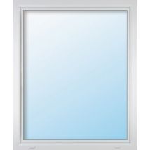 Uw 0,9 W/m²k Fenster Pvc, 3-fach Isolierglas, Weiss/weiss, 1-flügelig, Dreh/kipp, 110 X 120 Cm, Din Rechts