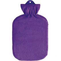Sänger - Wärmflasche 2,0 l, lila Flauschbezug