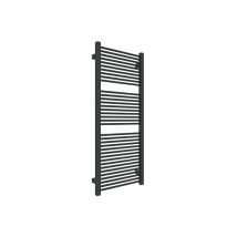 Heizungsbetrieb Handtuchheizkörper - Mattschwarz - Höhe 1035mm Breite 430mm - 466 Watt - MIK1035/430ZXN