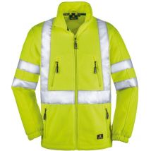 Big Arbeitsschutz big Warnfleecejacke Seattle Gr. 2XL leuchtgelb