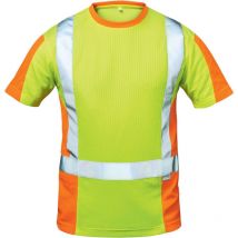 Warn-T-Shirt Utrecht, Gr. s, gelb/orange