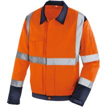 Warnschutz-jacke Davenport Leuchtorange/navy Größe L