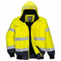 Portwest - Jacke hohe Sichtbarkeit Gelb / Marine T.6XL C465YNR6XL