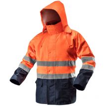 Warnschutz Regenjacke en iso 20471 orange s