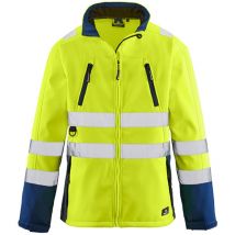 4 Protect JackePittsburgh, Softshell leuchtgelb/navy, Gr. L