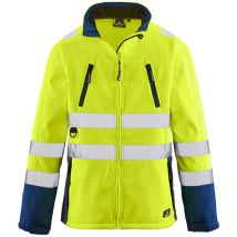 Big Arbeitsschutz big Warnsoftshelljacke Pittsburgh Gr. s gelb-navy