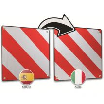Warntafel 2 in 1 für Spanien und Italien Aluminium Pannenhilfe - Calima