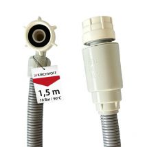 Kirchhoff - was Sicherheits-Zulaufschlauch, 3/4'IG x 1,5 m x 3/4'IG, 10 Bar / 90°C