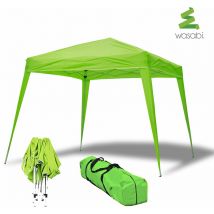 Compact 3x3m tenda pieghevole in alluminio verde - Wasabi