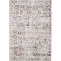 Waschbarer Teppich George Cream/Taupe 160x230 cm benuta Flauschig Weich