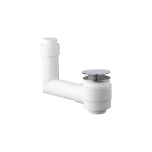 TEA – Waschbeckenablauf mit integriertem Überlauf – Höhenverstellbar – Chrom-Messing – 30 l/min – 16 l/min