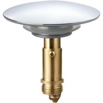 Osqi - Waschbecken-Abfluss-Pop-up-Ablaufsystem, Waschbecken-Ablaufstopfen, Stahlkugelkern, verstopfungssicherer Waschbecken-Stopper, universeller