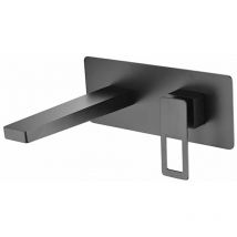 Unterputz-Wandbatterie suecia mattschwarz