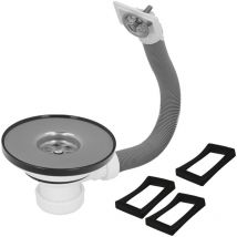 Abrisa - Valvula Fregadero ø 115 Mm. 1 1/2' Altura 40 mm. Con Rebosadero