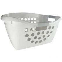 Laguelle Wäschekorb Modern Weiß 50 Liter