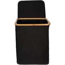 Wäschekorb, Wäschekorb Mit Deckel - Für Bad Und Schlafzimmer, Schwarz - Rwlaundry Basket