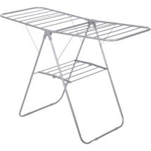 Wäscheständer mit ausklappbaren Flügeln, zweistufig