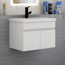 Acezanble - Waschtisch mit Unterschrank 60cm Wei