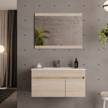 Waschtisch mit Unterschrank hängend soki - 80 cm