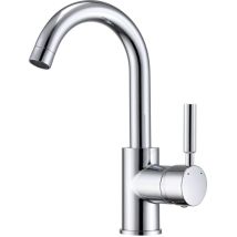 Waschtischarmatur Bad Armatur 360° Drehbar Messing Chrom
