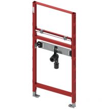TECE Waschtischmodul 1120 mm – pulverbeschichtet – für Metall- und Holzständerwände – schallentkoppelte Armaturentraverse