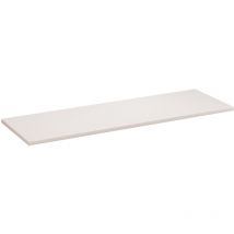 Waschtischplatte 140 cm breit, modern in weiß matt AQUINO-140