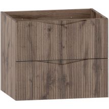 Waschtischunterschrank 60cm Tao Mit 2 Schubladen, Holzoptik