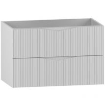Waschtischunterschrank 80cm Tao Mit 2 Schubladen, Weiß